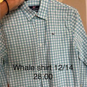 Whale Shirt 12.14 worn once for pictures. Like new